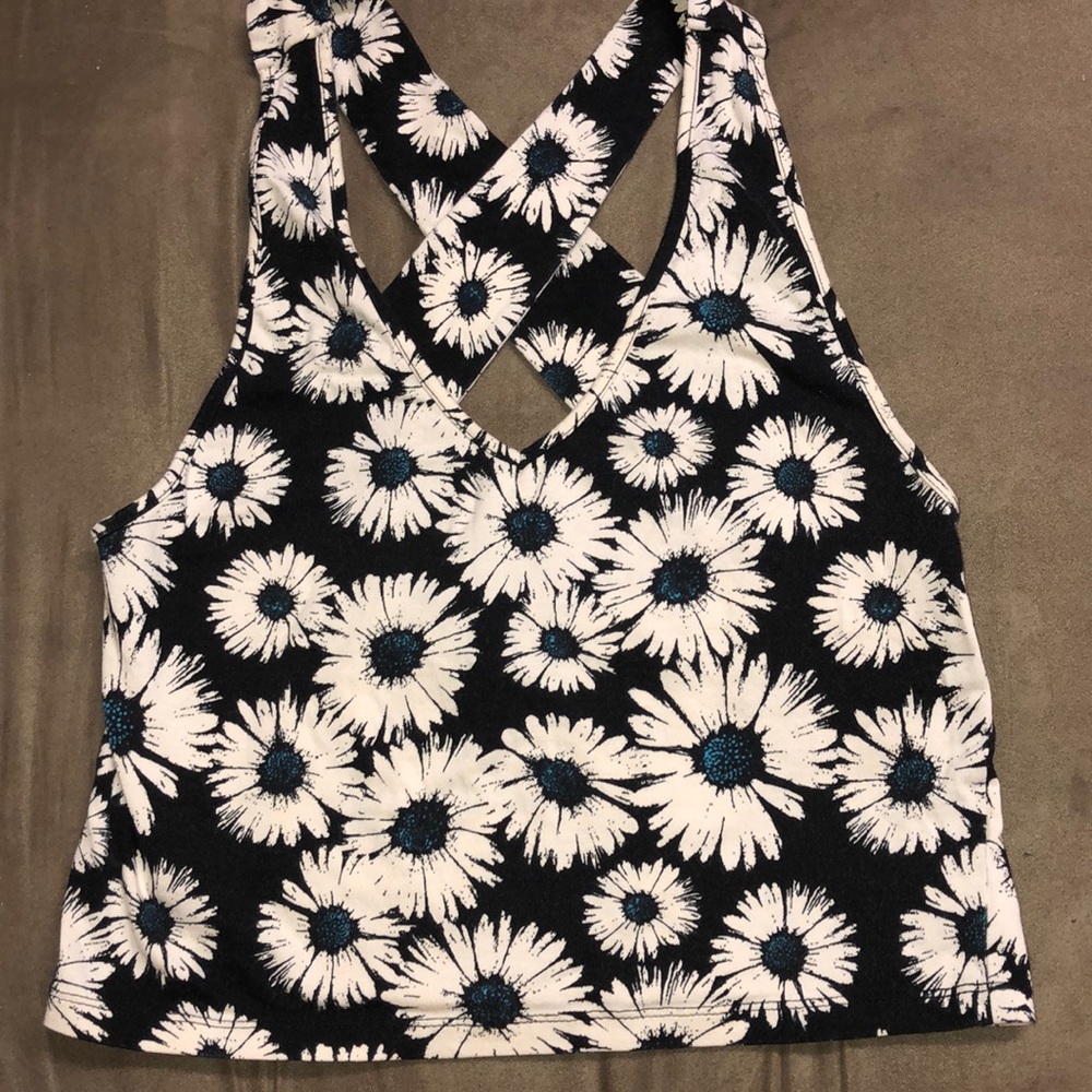 Forever 21 Floral crop top